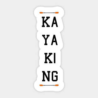 Kayaking Fun Sticker